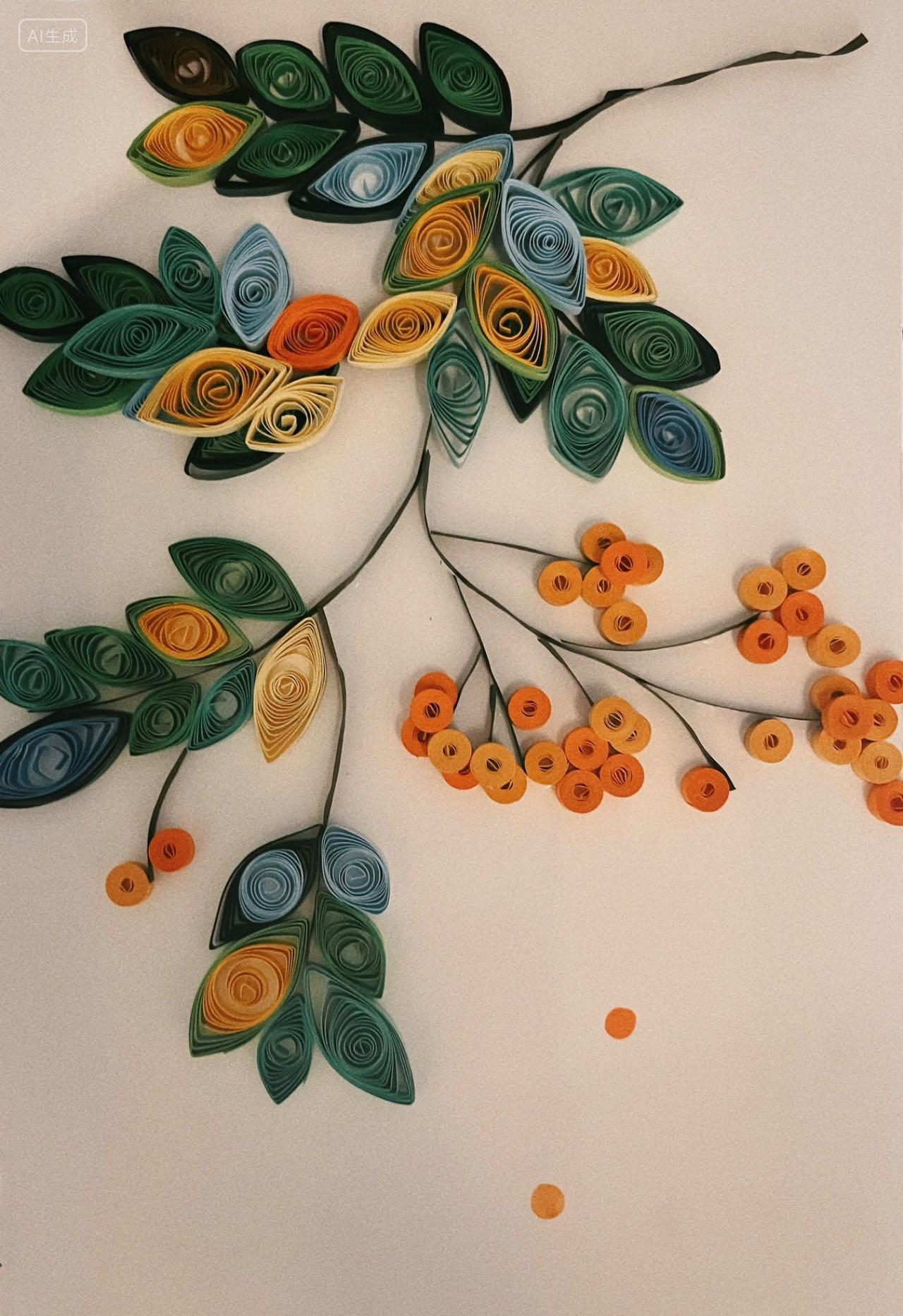 创意手工女孩礼物DIY纸艺花相思豆