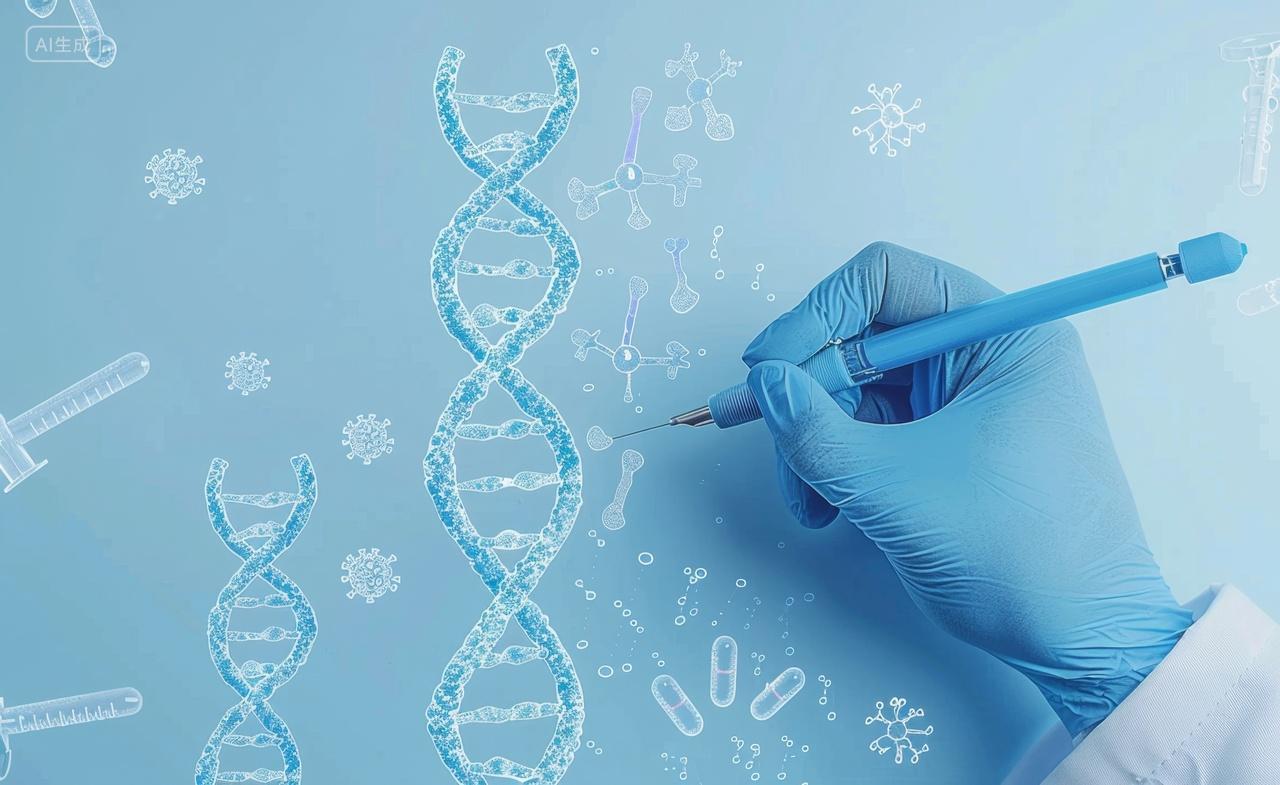 生物科技概念基因编写技术插图