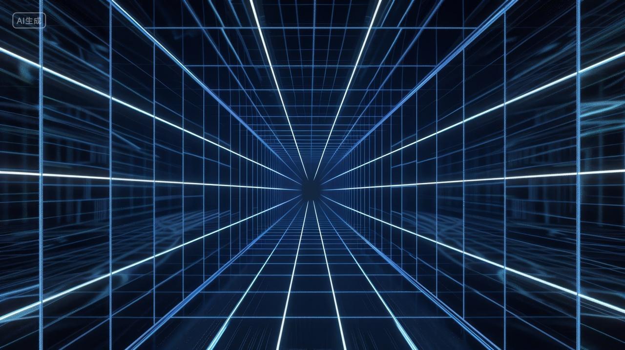 光和线组成的科技通道