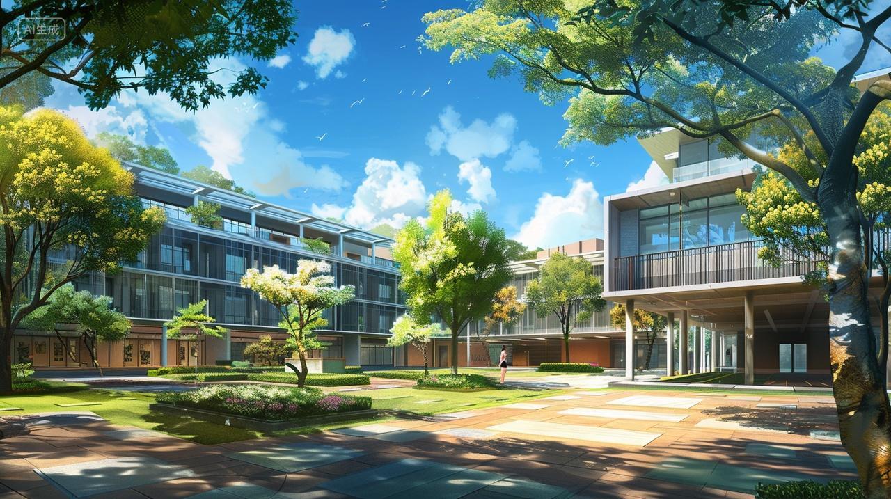 中国建筑大学校园教学楼