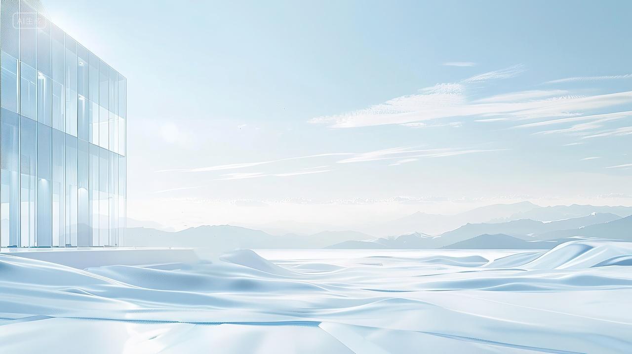 冰雪世界现代城市建筑空间艺术