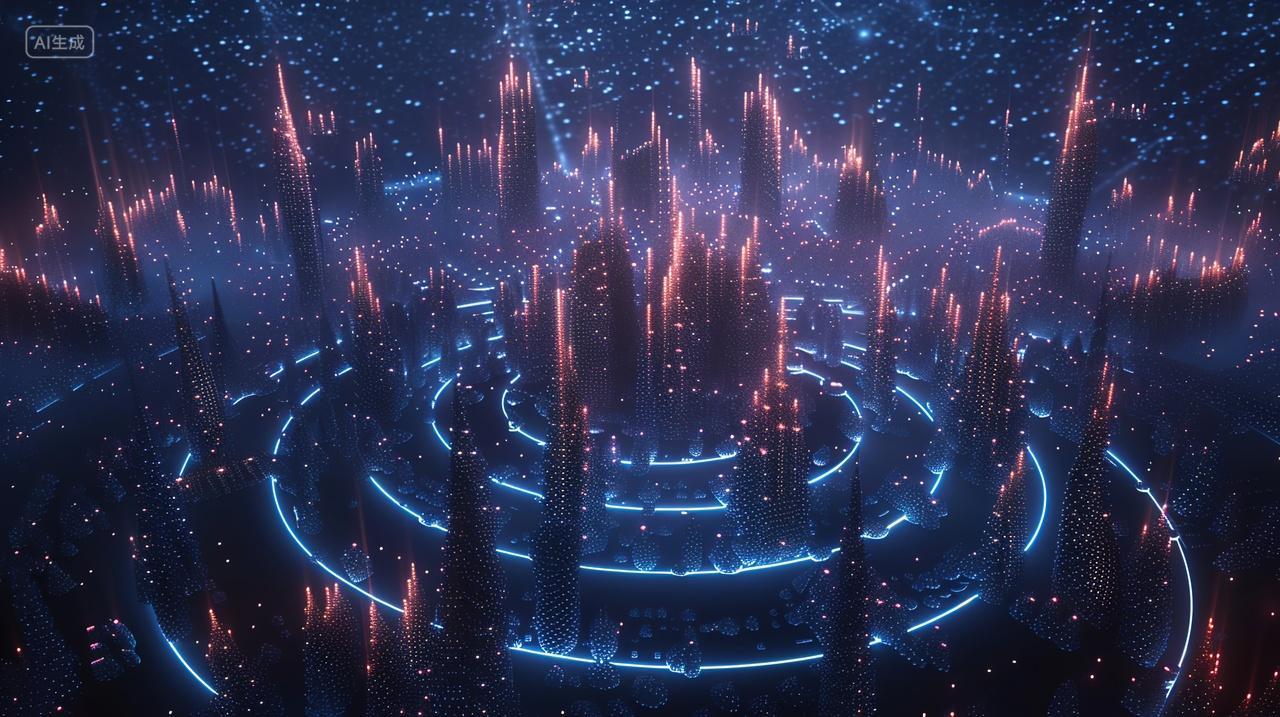 高级简约科技概念背景