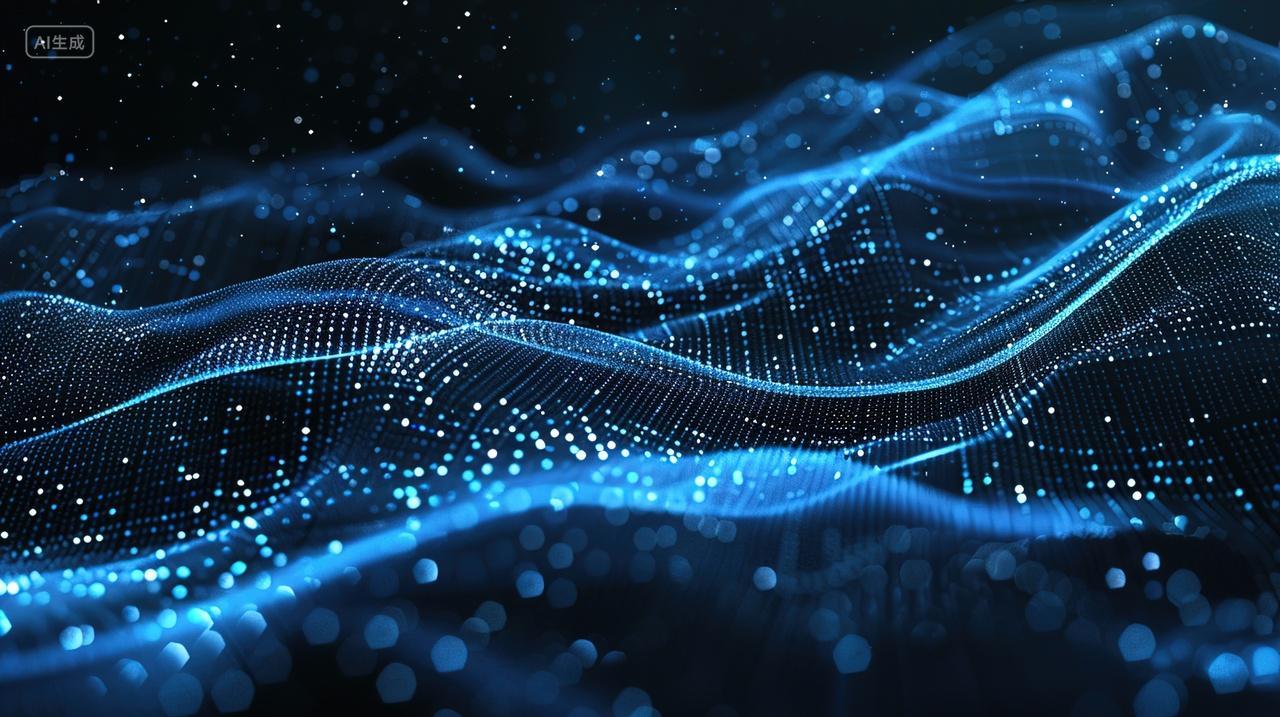 高级简约科技数据背景