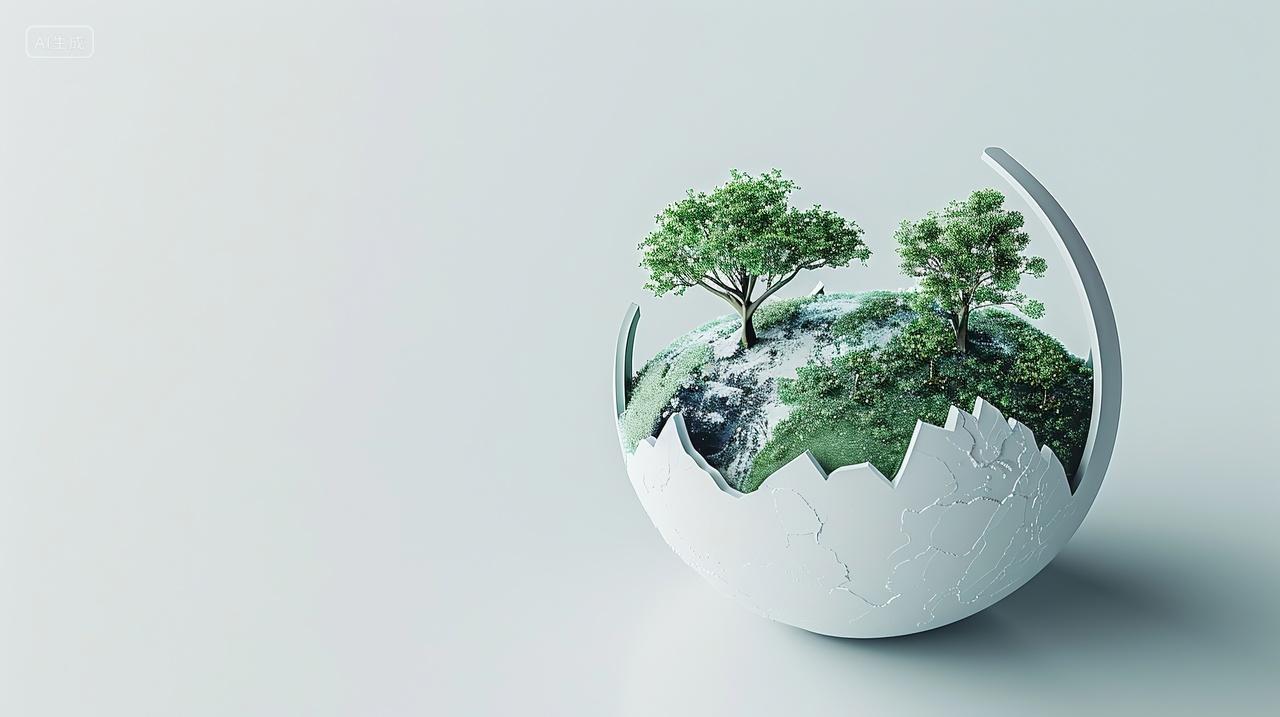 创意抽象生态环境地球植物