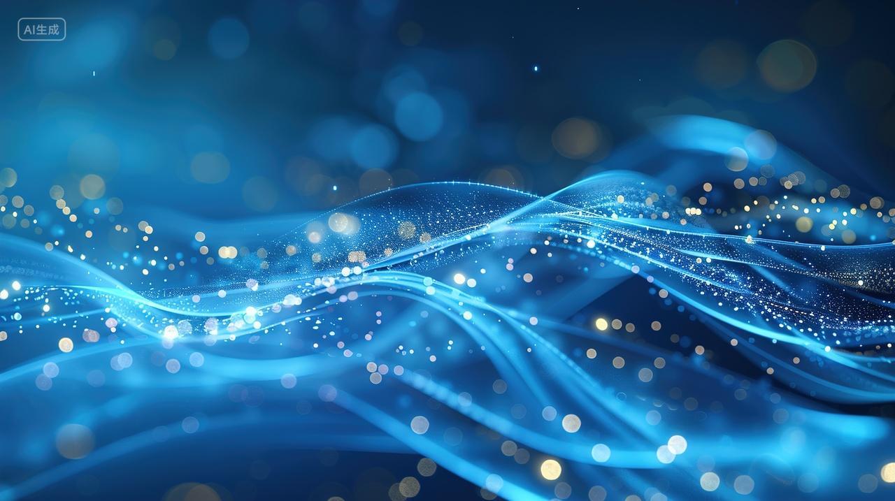 高级简约光效概念背景