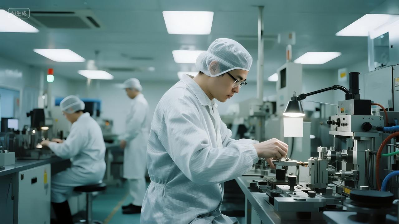 科技医疗制药工厂实验室研发生产背景