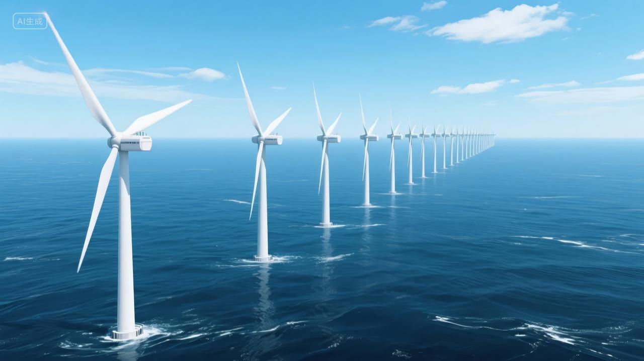 海上风力发电新能源科技环保企业CSR背景