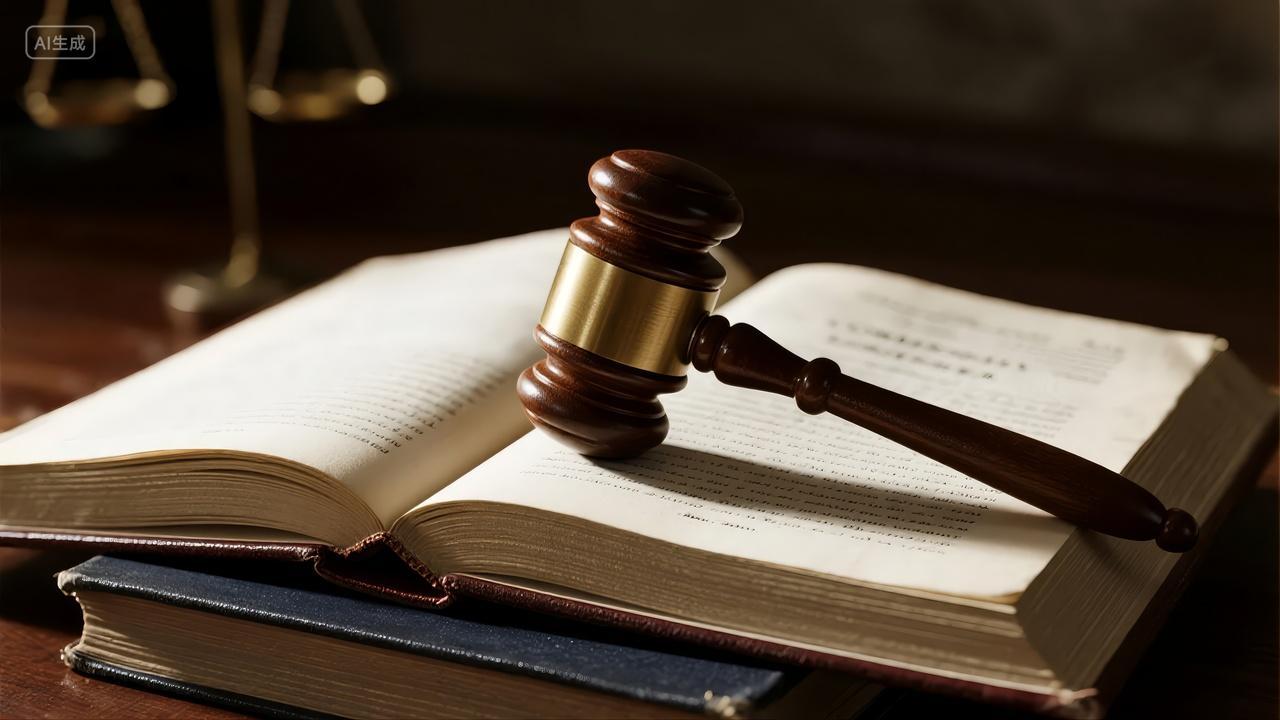 法律审判法槌书籍公平正义司法概念背景