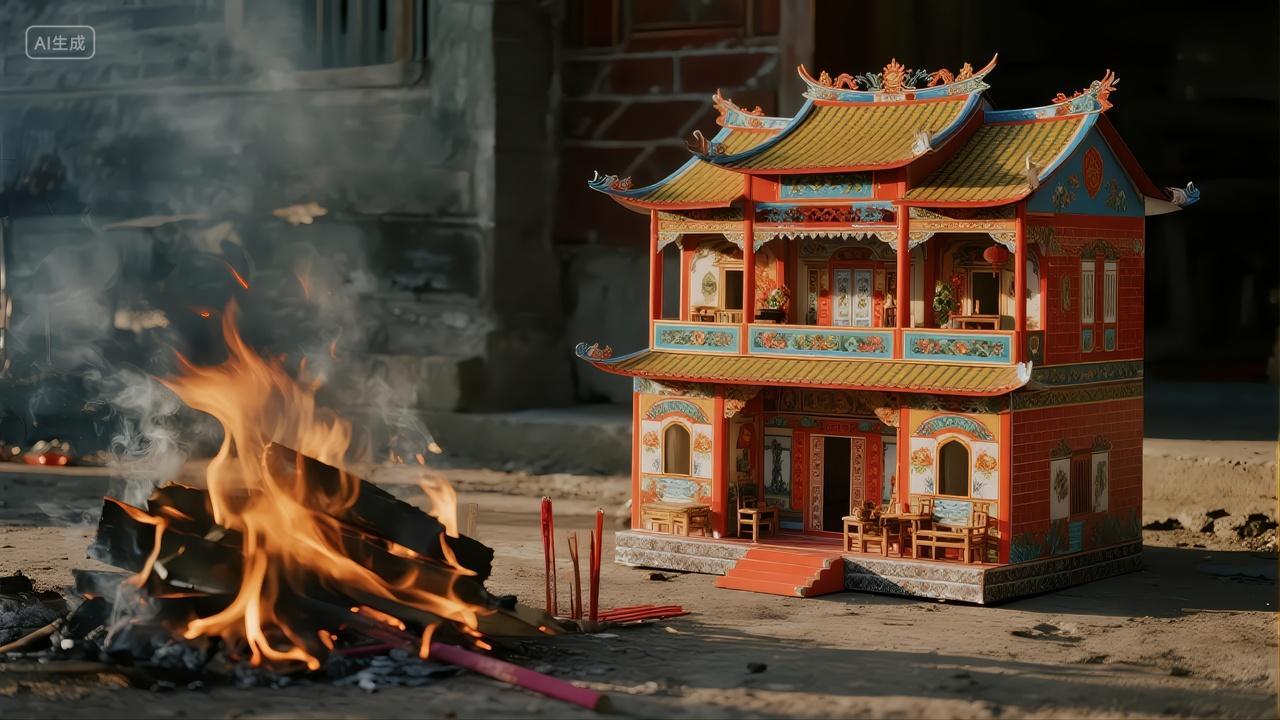 中元节祭祖烧纸钱纸扎传统习俗文化背景