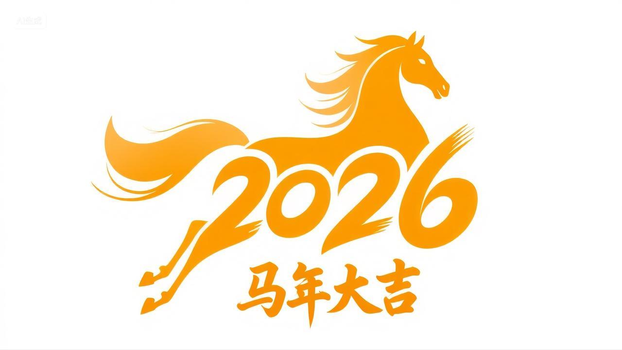 2026年马年大吉艺术字设计素材