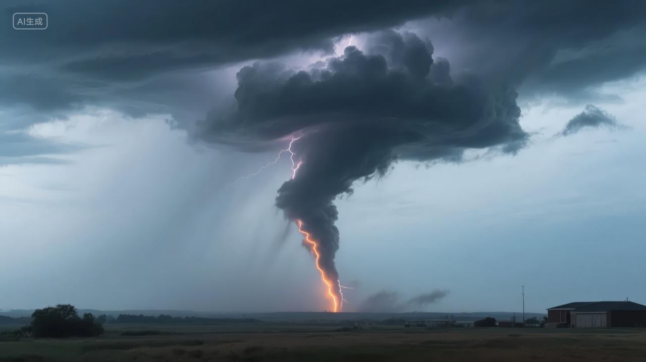 龙卷风闪电极端天气自然灾害保险行业背景