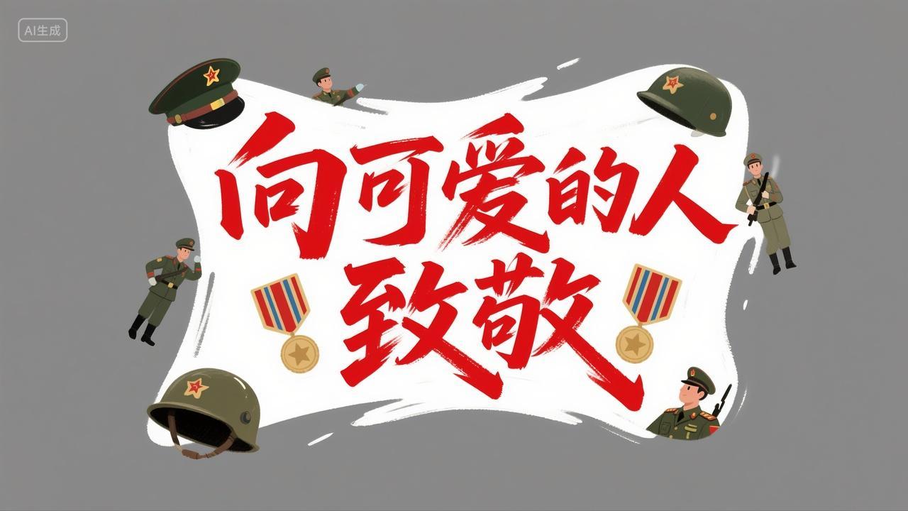 八一建军节节日宣传纪念