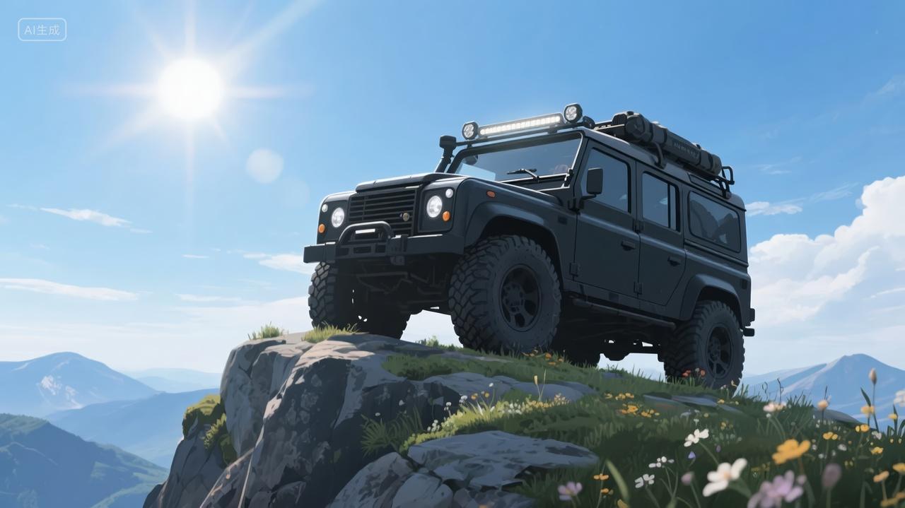 建军节越野车登山探险挑战极限汽车广告