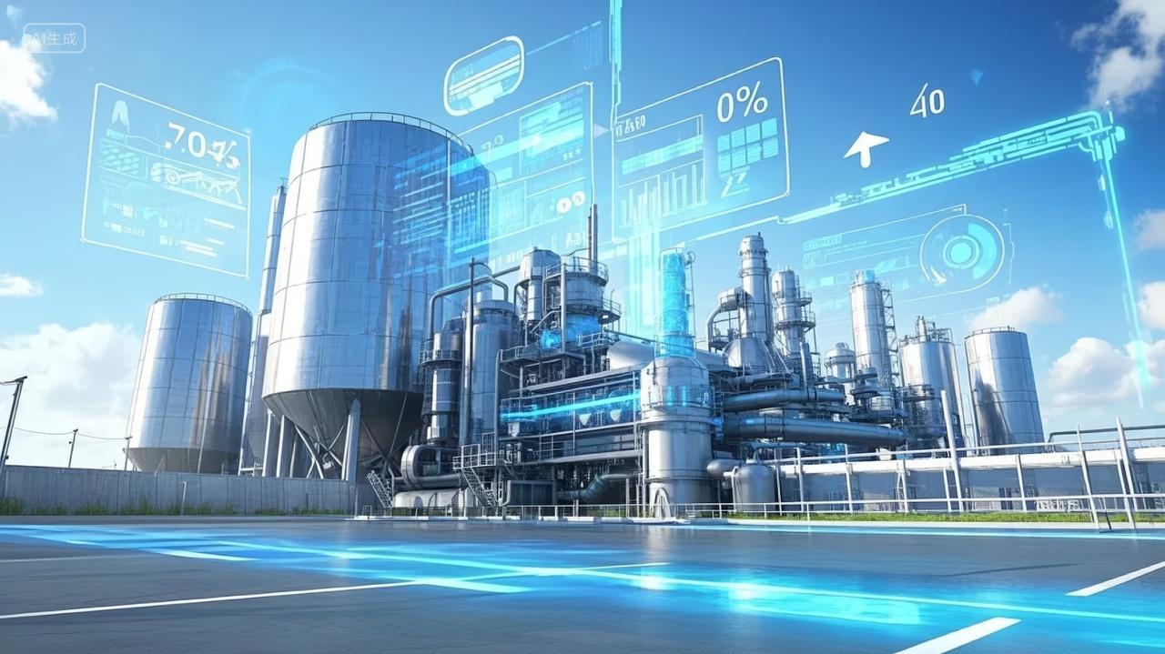 未来智慧工厂数字化生产线科技产业背景