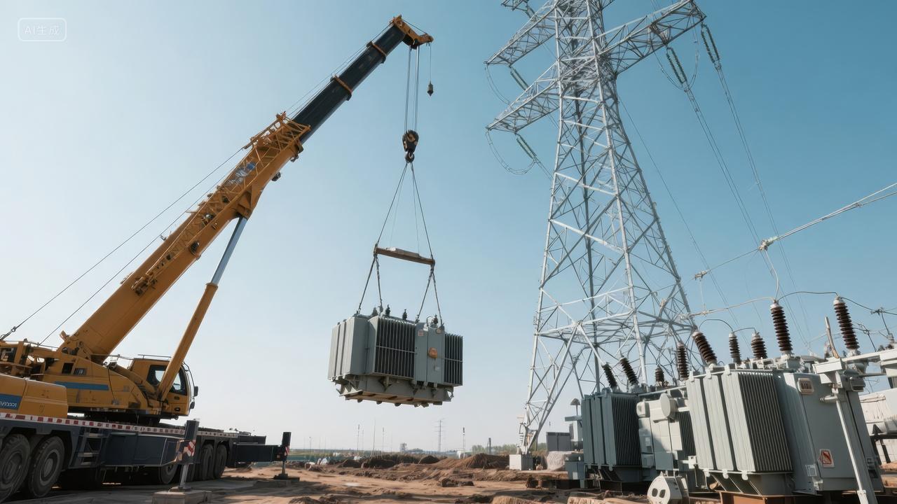 电力工程变电站施工吊装基础建设行业背景