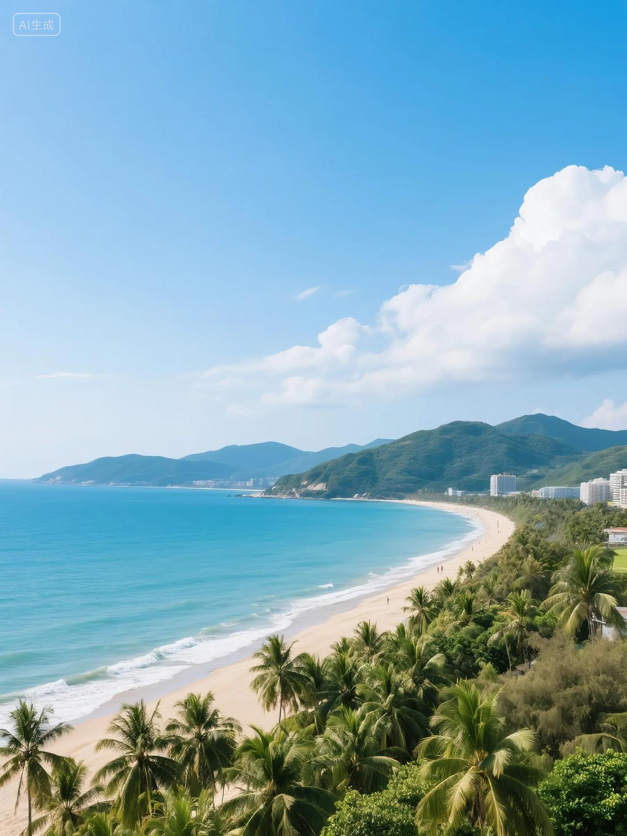 海南三亚滨海风光摄影