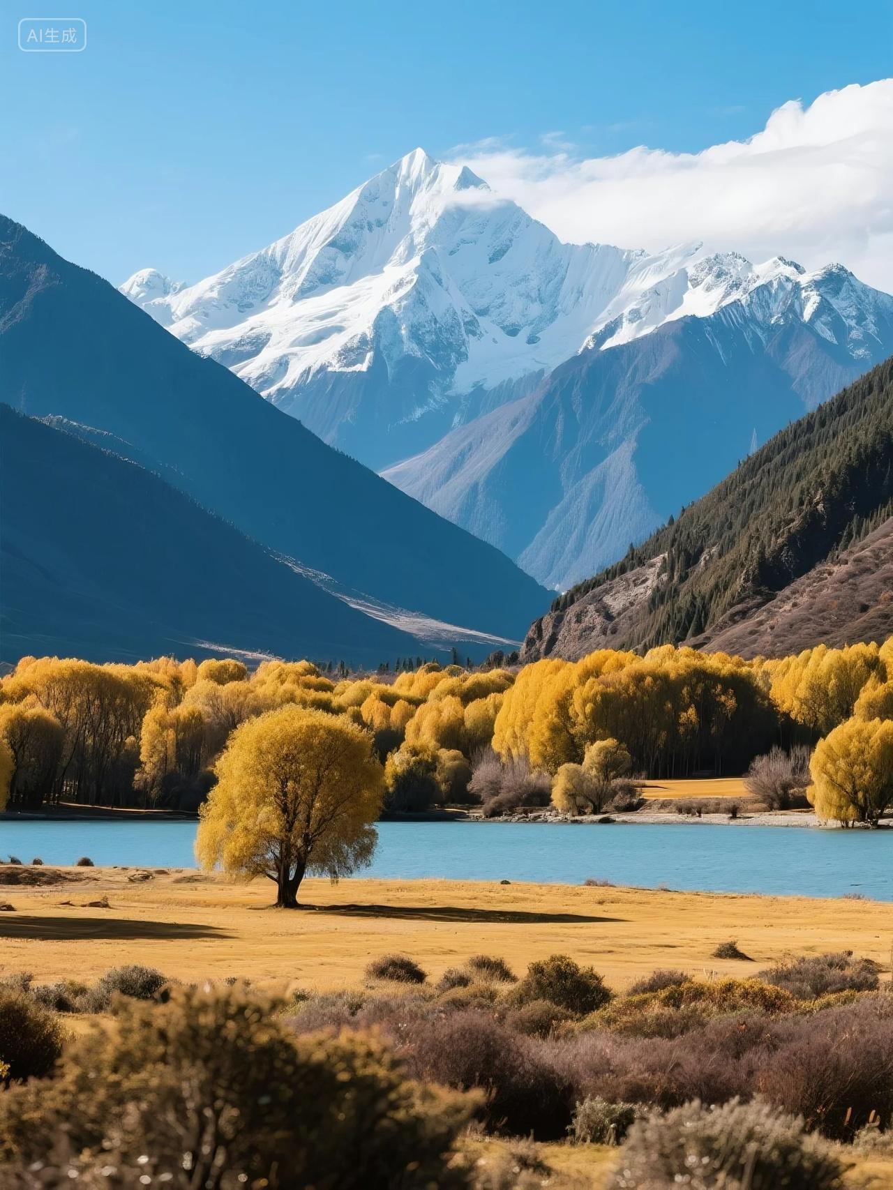 西藏珠峰旅游图片高清摄影