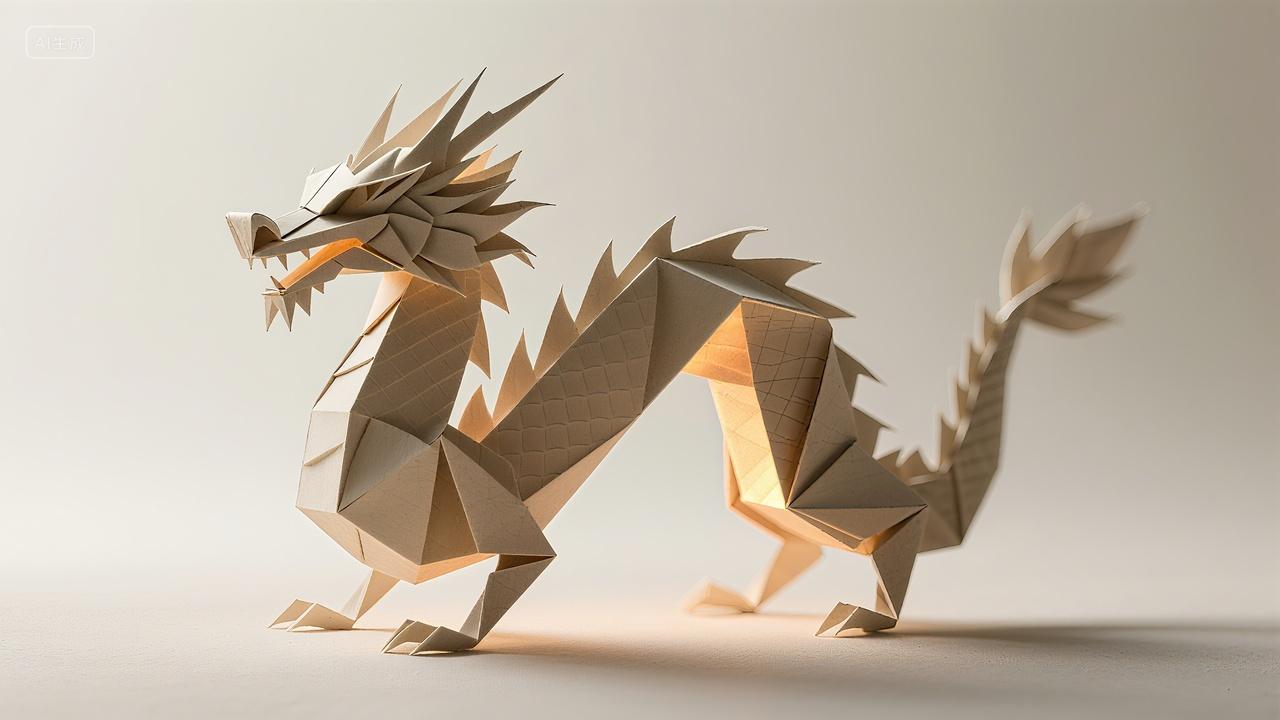 创意折纸十二生肖-龙