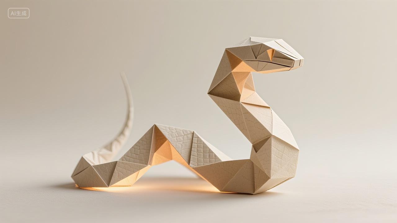 创意折纸十二生肖-蛇