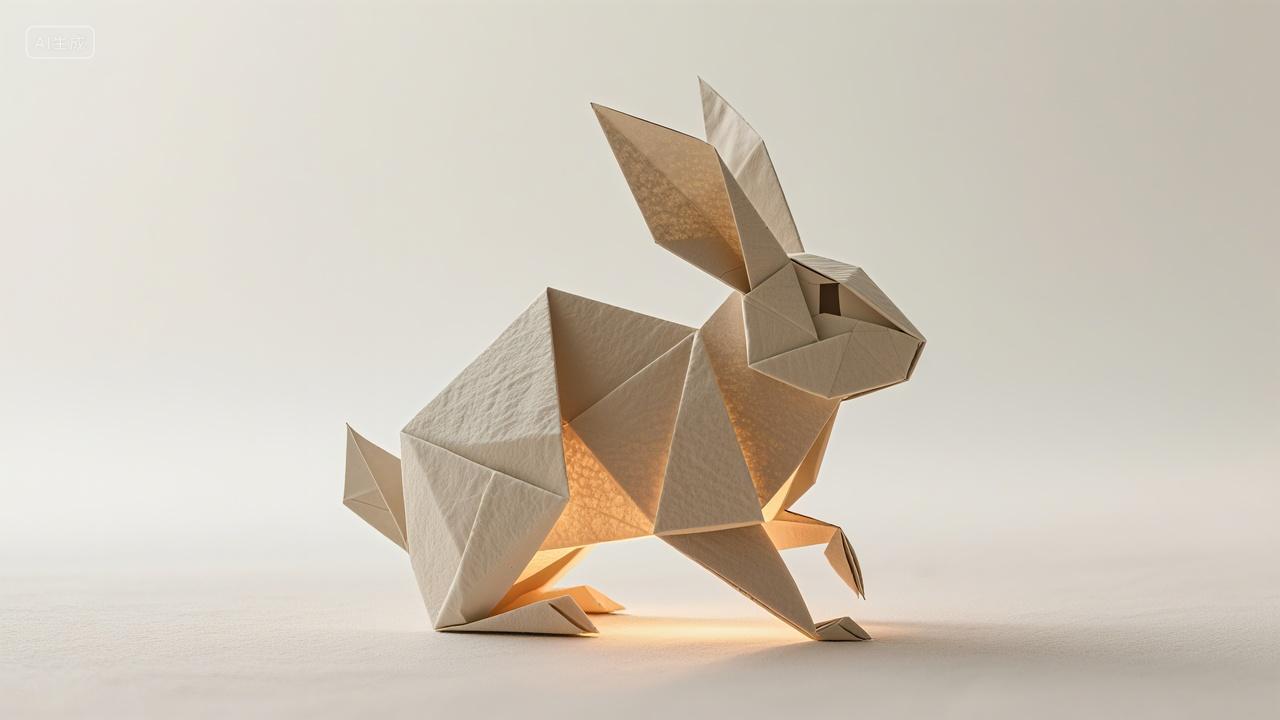 创意折纸十二生肖-兔