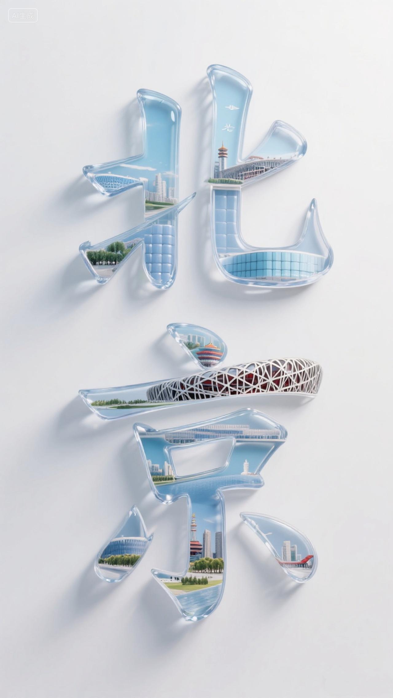 北京3D创意字体