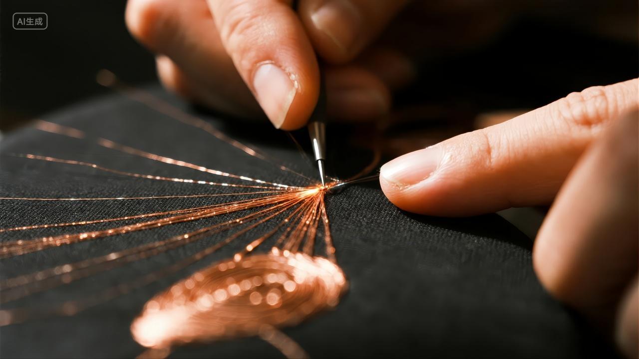 传统手工艺刺绣匠心精神非物质文化遗产背景