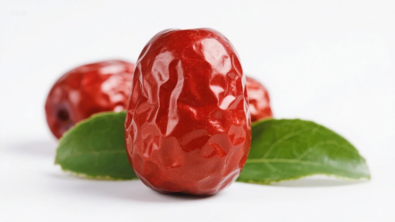 立秋节气红枣滋补养生健康食品静物背景