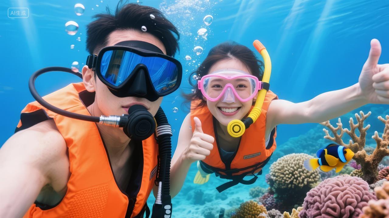 暑假亲子潜水海底探索海洋教育活动背景