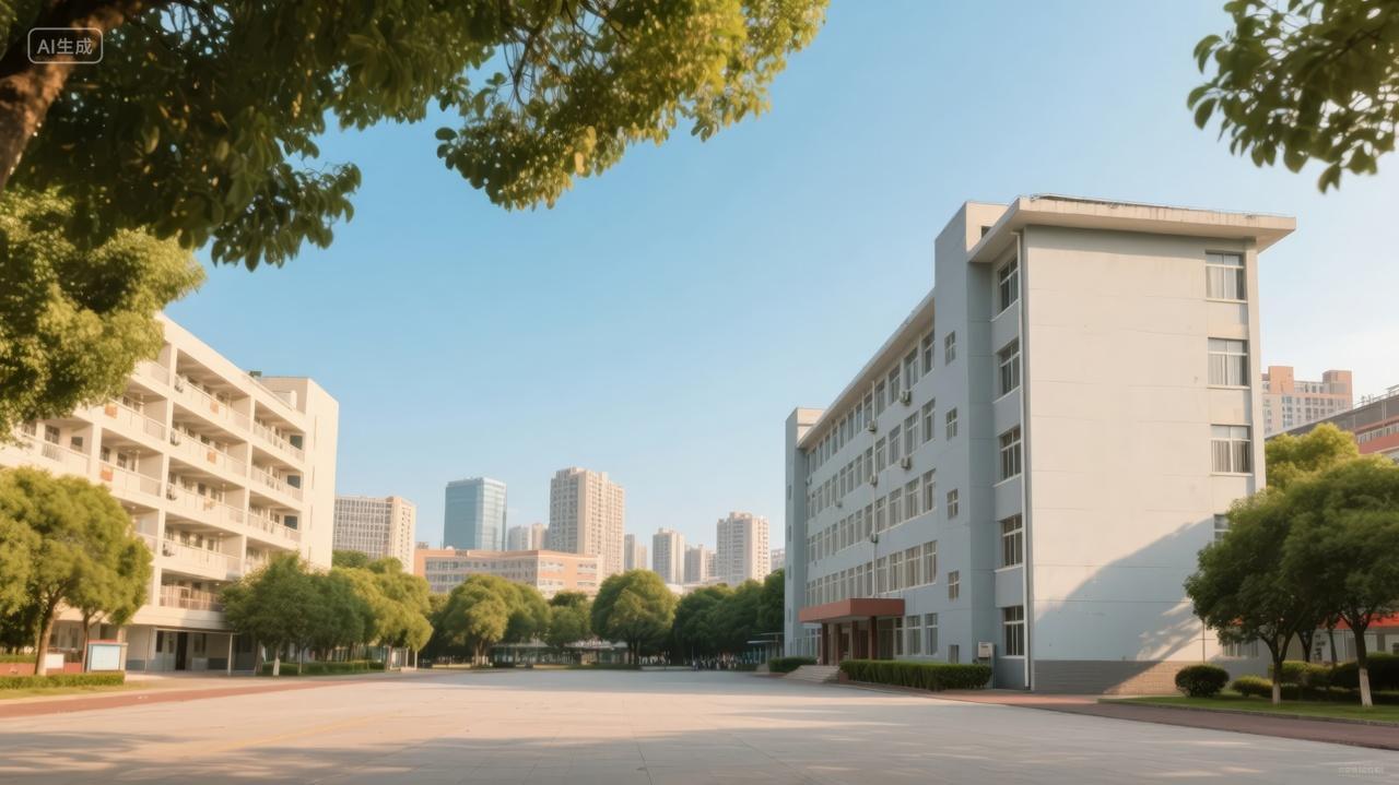毕业季校园建筑教学楼青春回忆教育背景