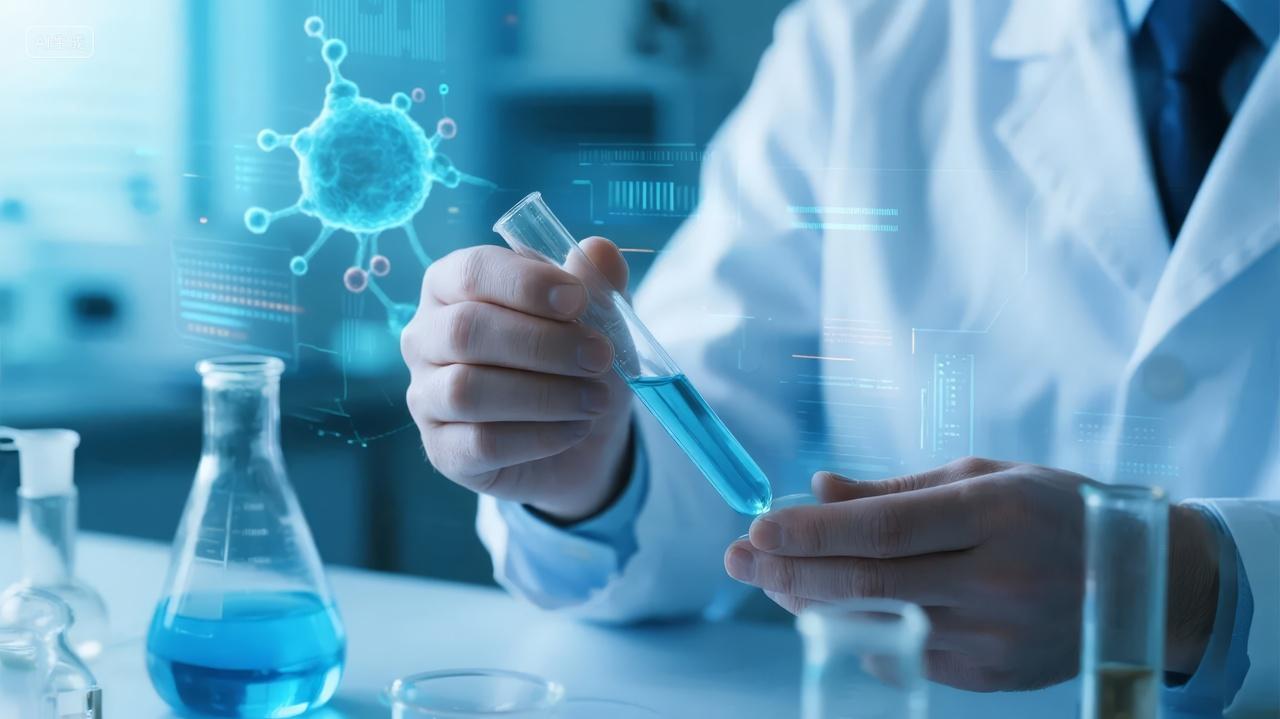 科学家药物研发化学实验医疗科技背景