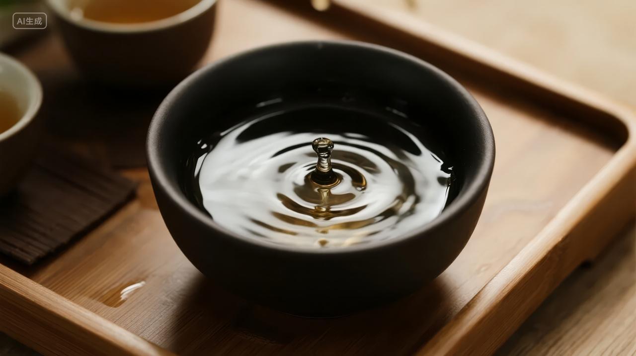 中式茶道品茶禅意养生文化生活背景图