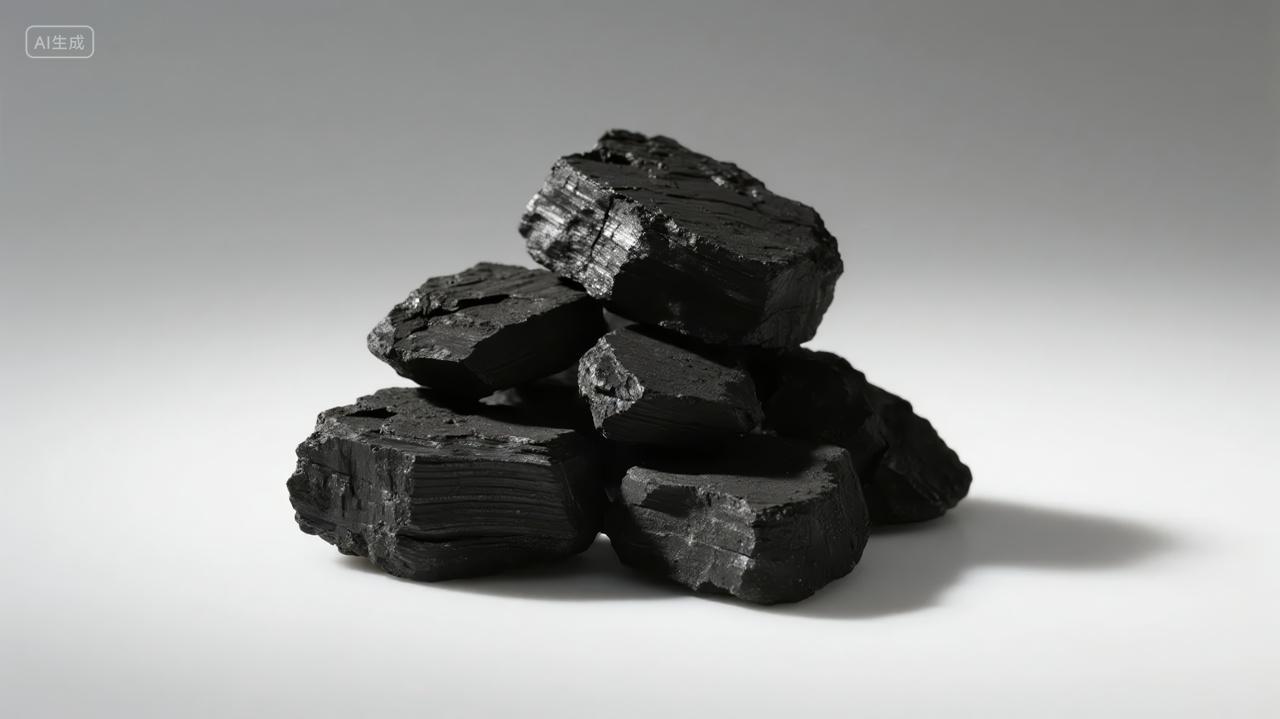 大暑节气煤炭能源工业化石燃料行业背景图