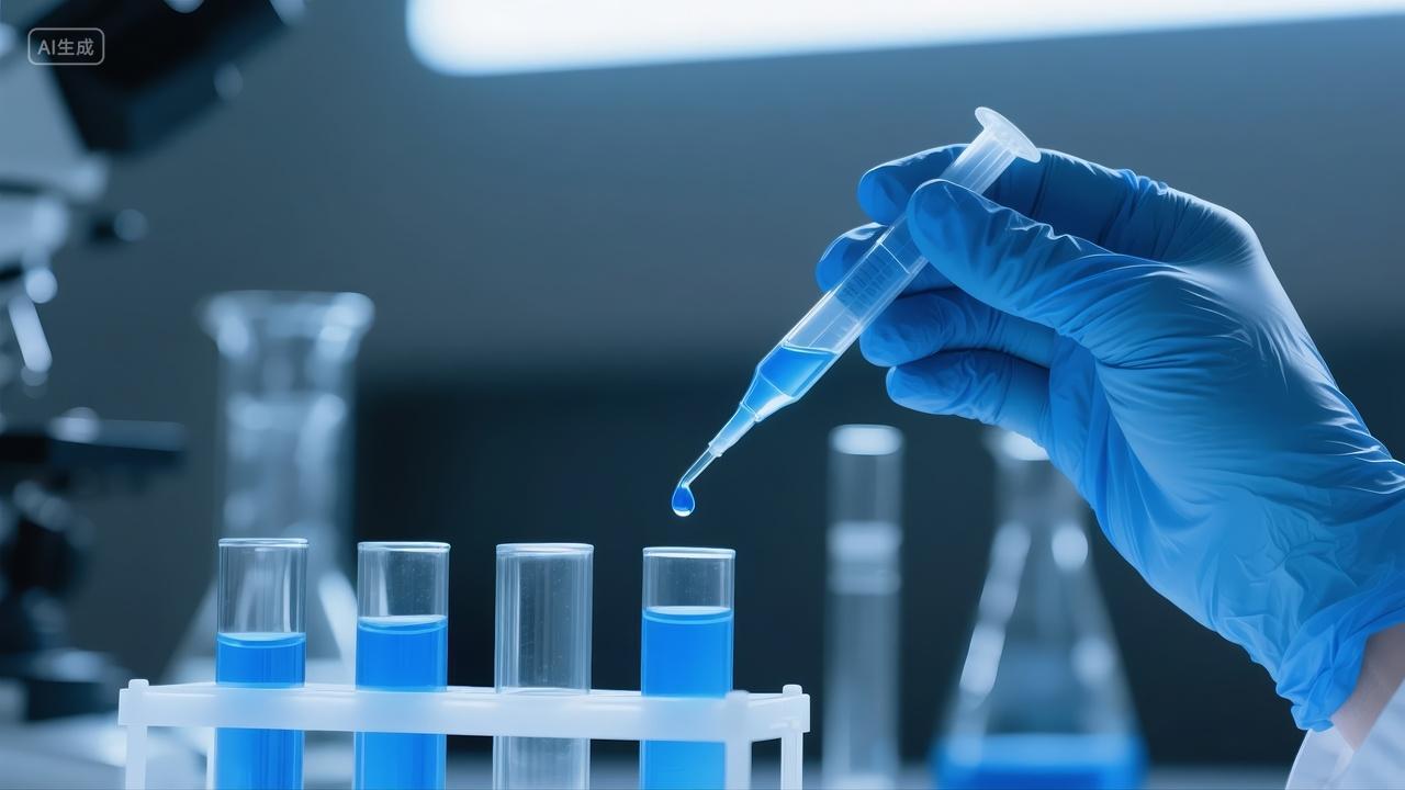 科学实验化学研究生物科技医疗研发背景