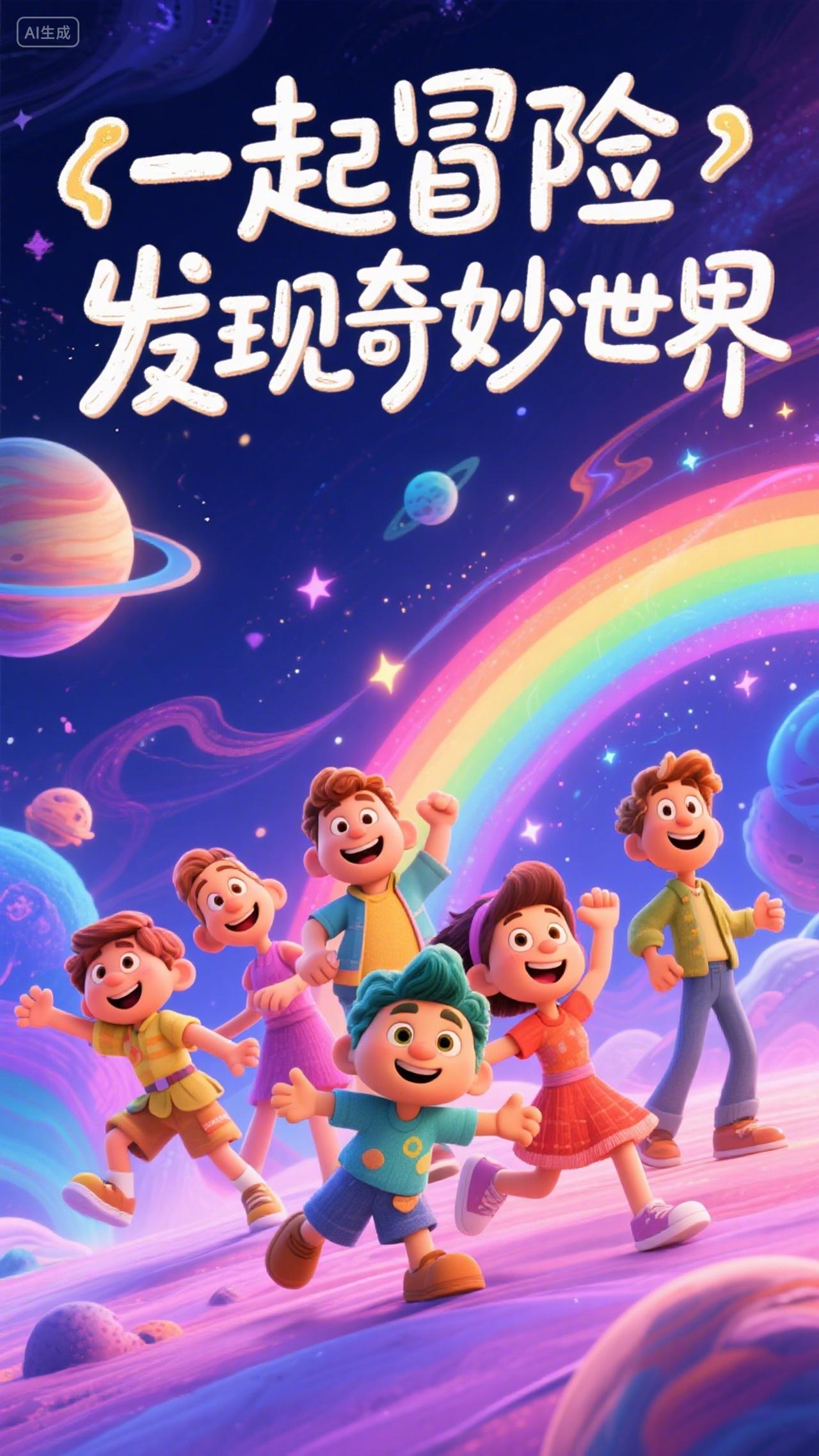 一起冒险，发现奇妙世界海报（梦幻星球篇）