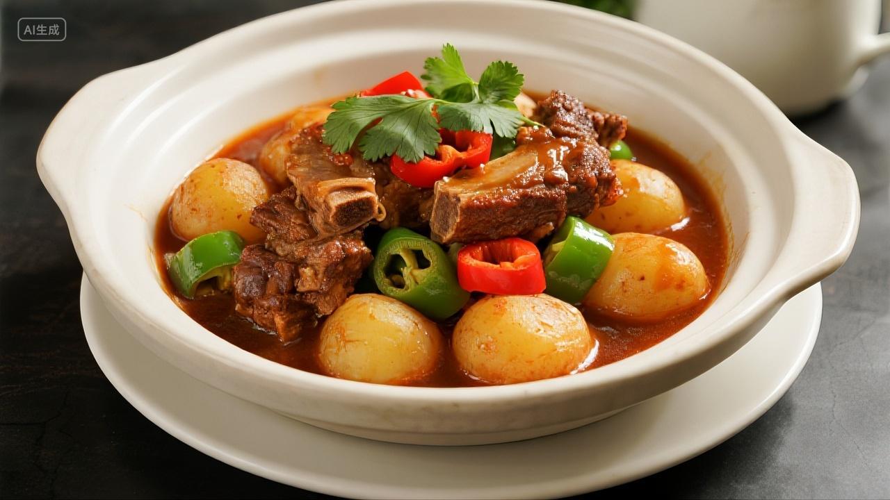 排骨炖土豆美食美味营养健康