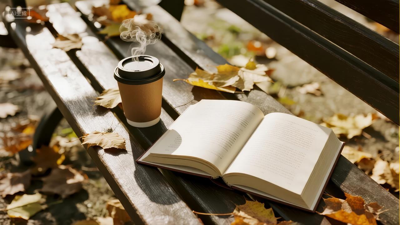 教师节秋分节气阅读学习休闲生活背景
