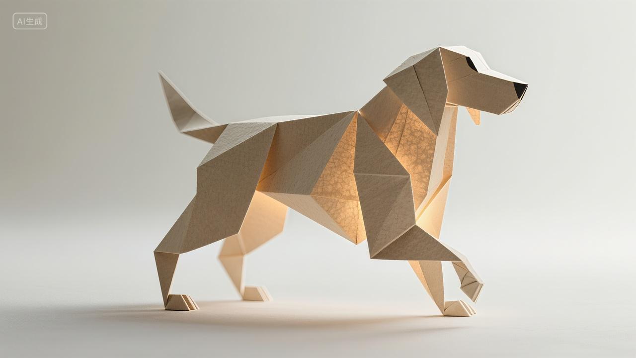 创意折纸十二生肖-狗