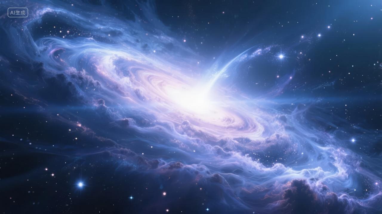 宇宙星云星空探索科幻背景图