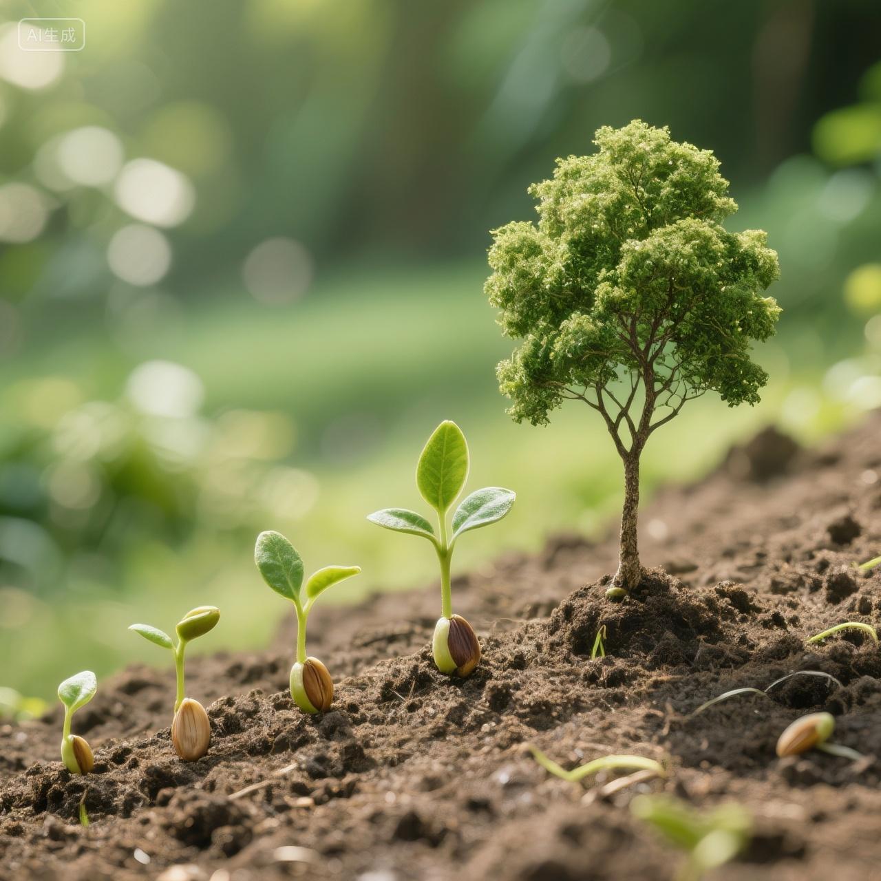 树苗的成长日记精美的作品