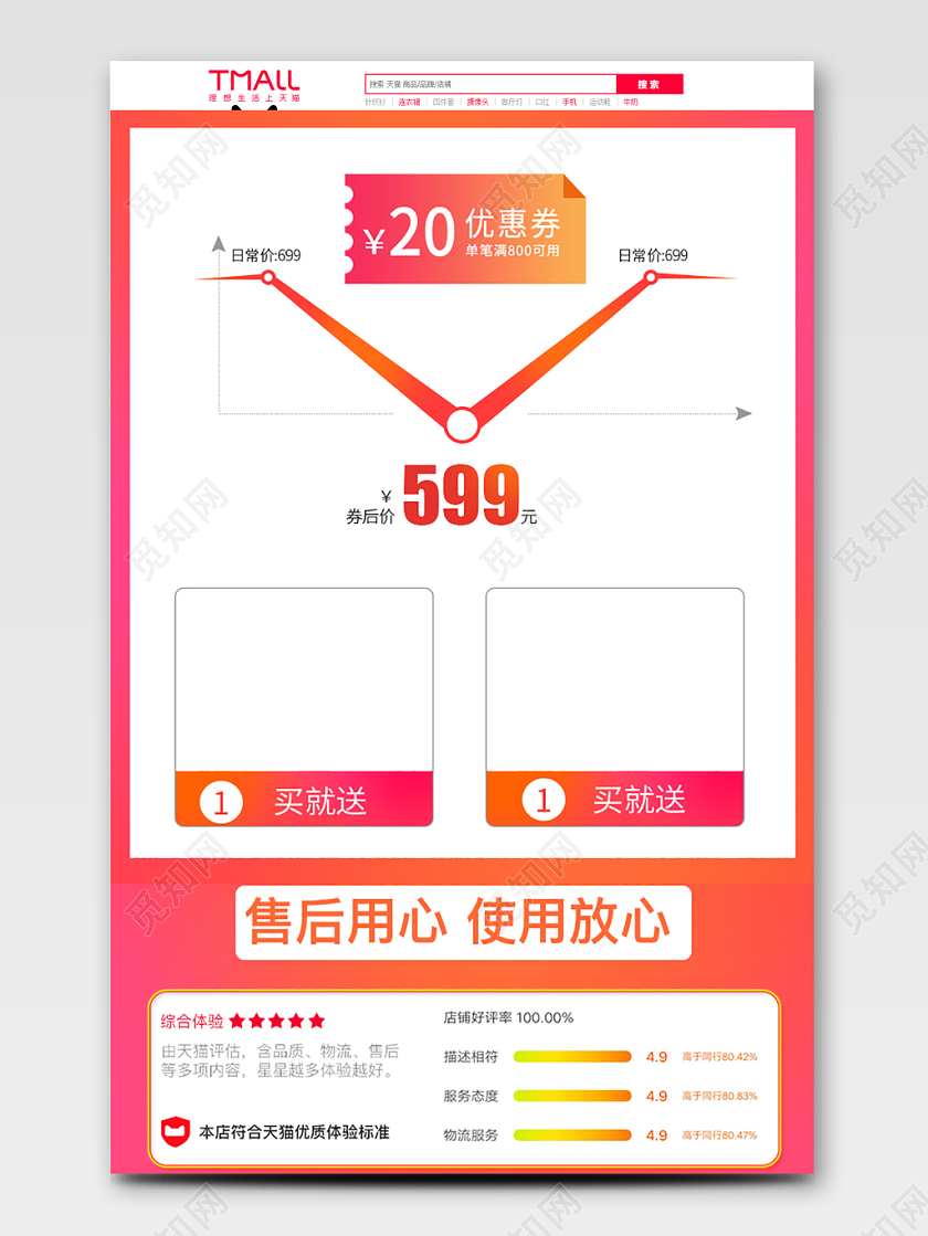 电商淘宝促销活动双十一双11价格趋势图