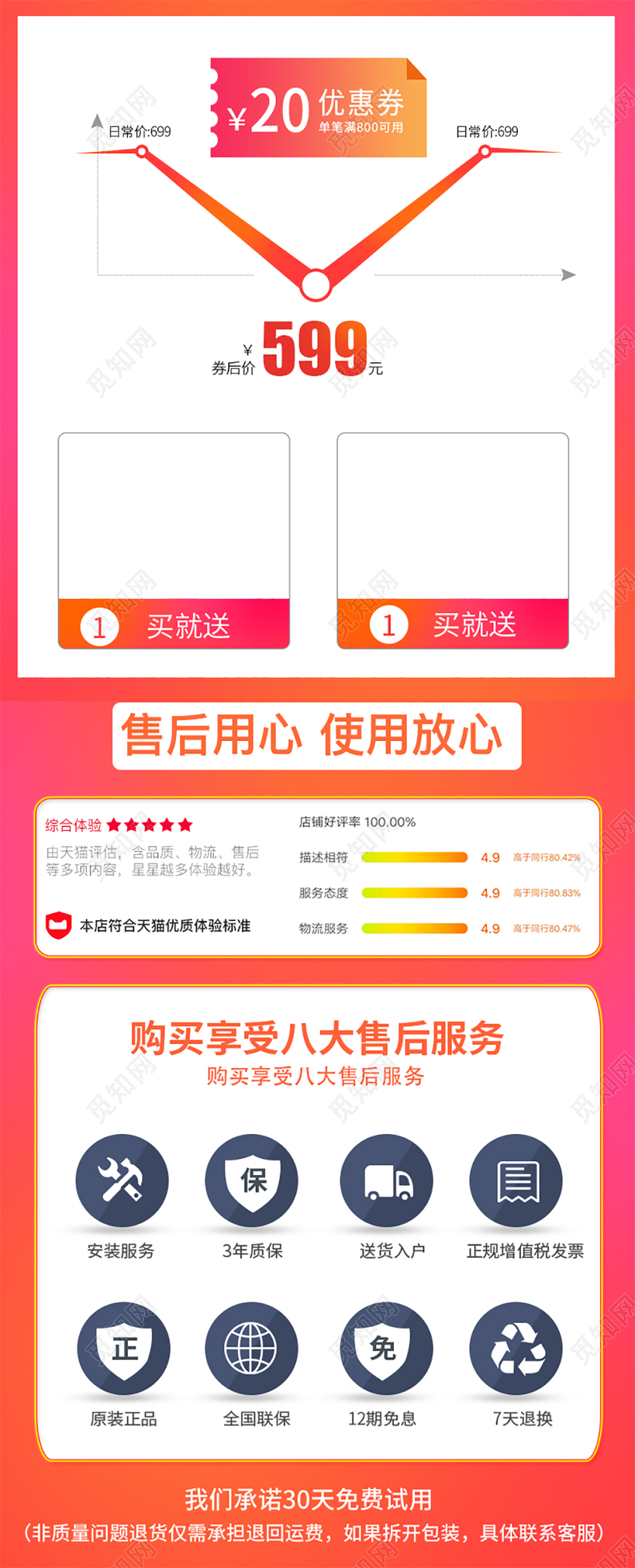 电商淘宝促销活动双十一双11价格趋势图