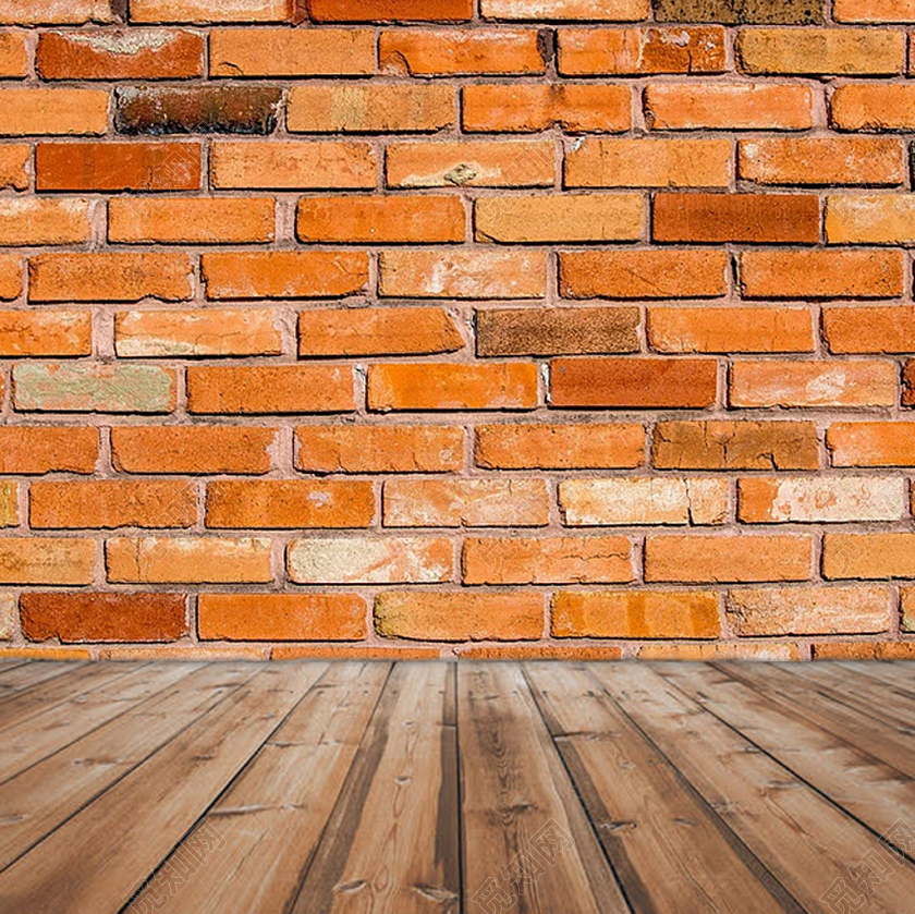 创意复古砖墙木板电商淘宝主图直通车