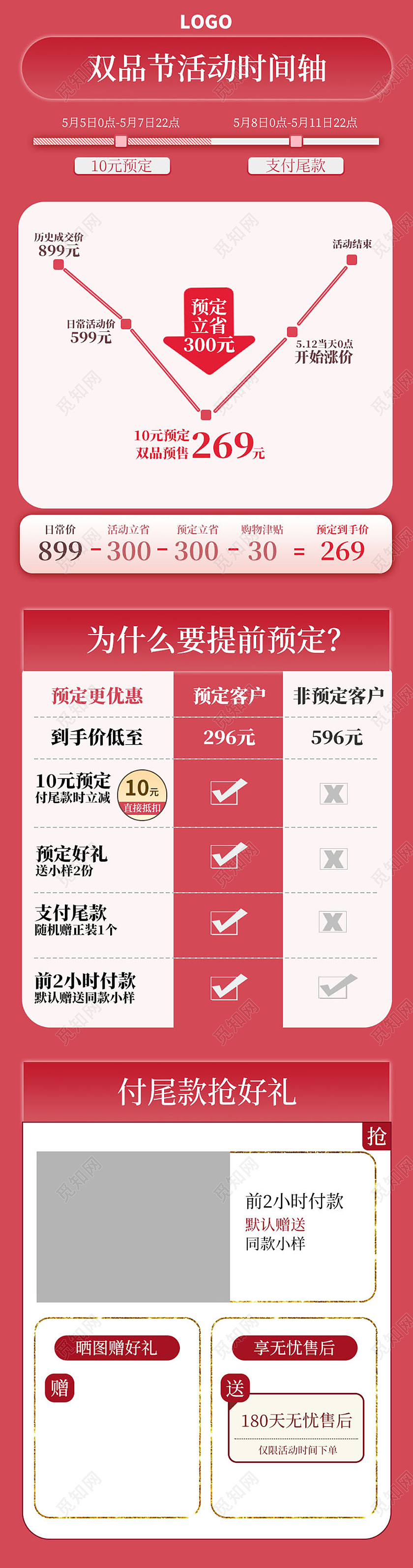 红色简约大方价格直降关联