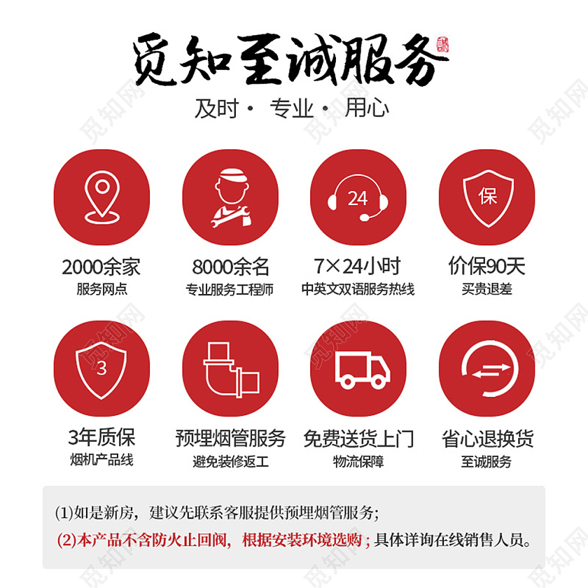 电商白色淘宝天猫家电电器类售后服务图标电器主图直通车