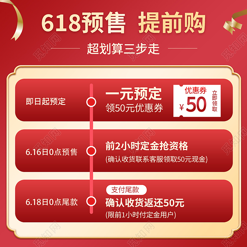 618活动促销预售加购提前买直通车主图活动主图