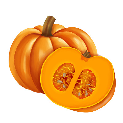 很有食欲的秋天的南瓜 暖色的南瓜秋天南瓜