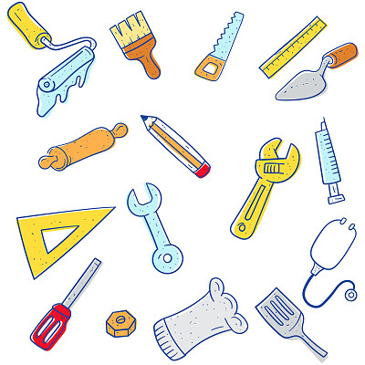 卡通工具箱图片-卡通工具箱素材图片