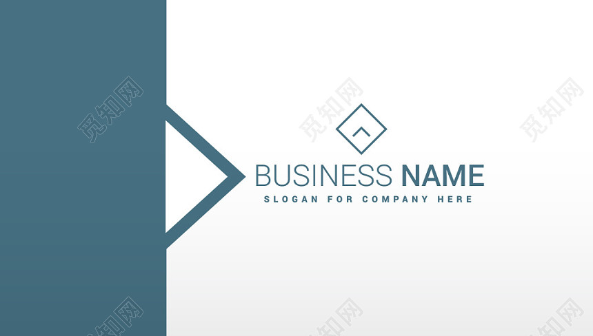 商务莫兰白色公司创意名片