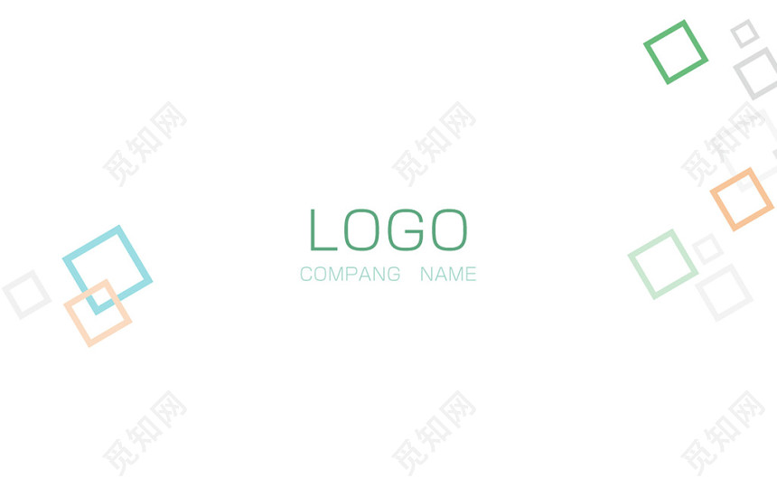 简单大气白色个人商务企业名片