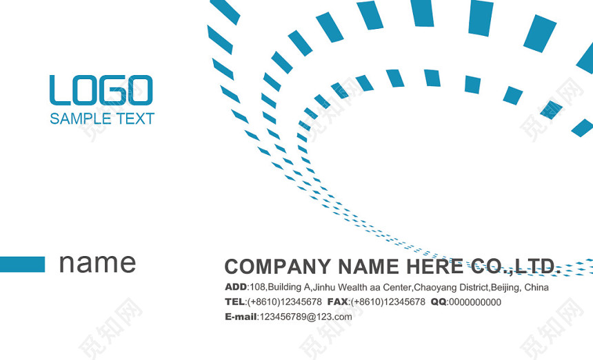 名片模板设计创意排版商务名片高档名片